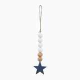 beads with blue star